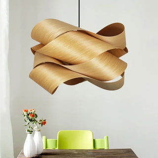Oasis - Wooden Carved Southeast Asian Creative  Pendant Lighting Fixtures