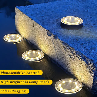 Erasmo - Solar Powered Ground Buried  Waterproof LED Lights
