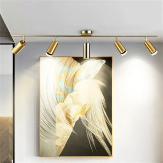 Ramesa - Modern Gold Semi-Flush Adjustable Head LED Ceiling Light