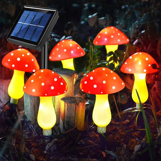 Shyla - Mushroom Lights Waterproof Garden Ornaments Decor