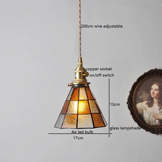 Amora Series - Colorful Glass Pendant LED Hanging Pendant Lights