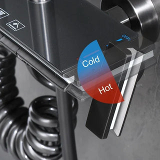 Celandine - Modern LED Rainfall Shower System with Temperature Display and Four Functions