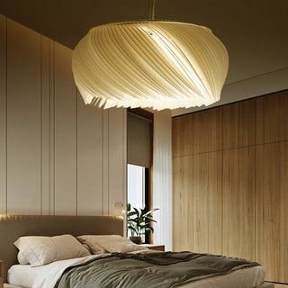 Daniele - Acrylic Feather Twisted Pendant Ceiling Light Chandelier