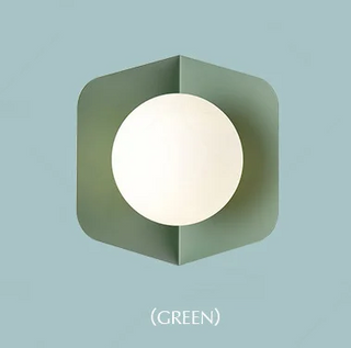 Kimberly - Modern Nordic Coloured Body Milk White Shade LED Wall Light