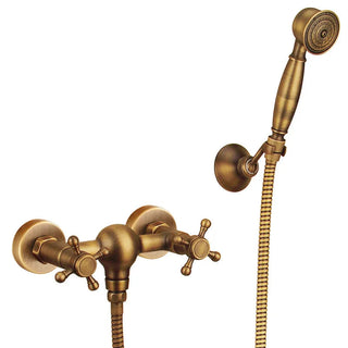 Calley - Vintage Bathtub Mixer Tap Set with Handheld Shower