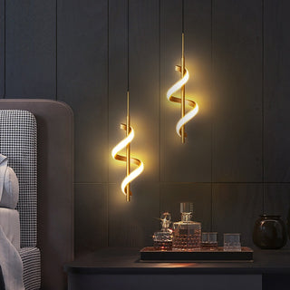 Lira - Modern LED Spiral LED Round Ceiling Light