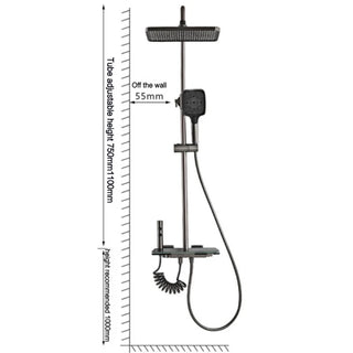 Elysian - Modern Digital Display Shower Set with Handheld Shower