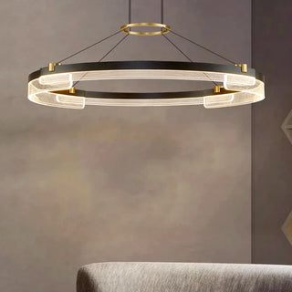 Serena - Modern Hanging Round LED Ceiling Chandelier