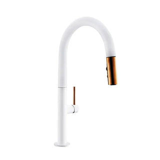 Bastien - Deck Mounted Single Handle Pull Out Modern Mixer Kitchen Tap