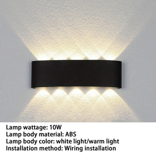 Kenndra - Hex Shaped Up/Down Outdoor Wall Light