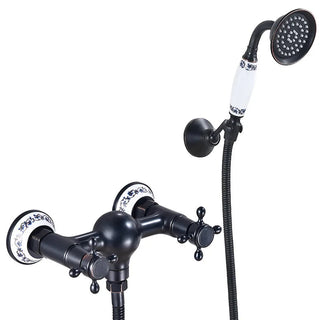 Calley - Vintage Bathtub Mixer Tap Set with Handheld Shower