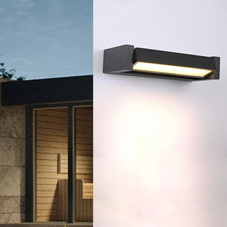 Cletus - Long Strip Rotatable LED Aluminium IP65  Wall Lamp