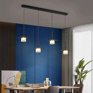 Borama - Modern Industrial Multi Head Black Hanging Pendant Ceiling Light