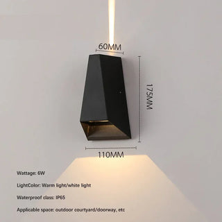 Einion- LED Light Directed Modern Up/Down Beam Style Wall Lamp