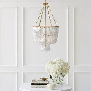 Jasmine - Modern Gold Bohemian Bead Ceiling Light Chandelier