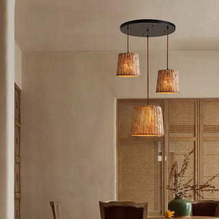 Milot - Vintage Resin Tree Stump Pendant Ceiling Light