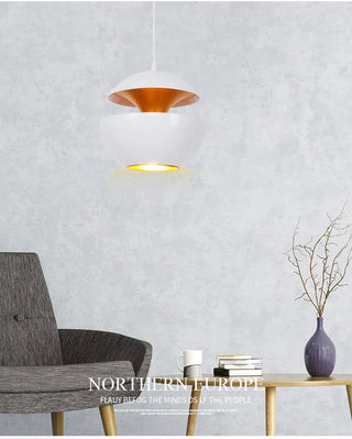 Jeffery - Modern Bronze Apple Round Hanging Pendant Ceiling Light