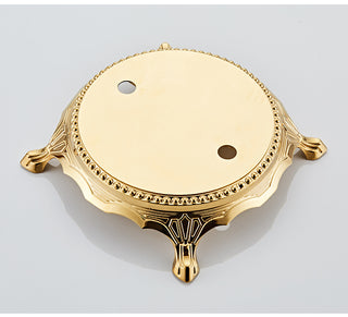 Corella - Freestanding Floor Gold Swan Bathtub Tap with Handheld Shower