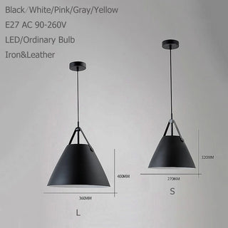 Nugent -  LED Modern Colorful Nordic Round Hanging Pendant Ceiling Light