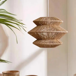 Aubry - Handmade Hemp Rope Weaving Creative Light Chandelier