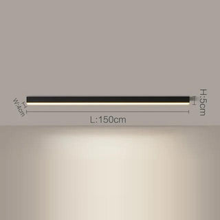 Hisor - Modern Black Thin Indoor Wall/Ceiling Thin Light