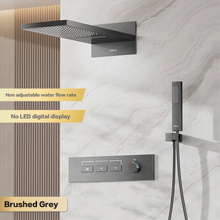 Lazare  - Modern LED Smart Display Wall Mounted Shower Set Multi Function