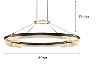 Serena - Modern Hanging Round LED Ceiling Chandelier