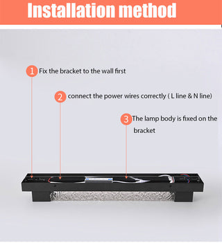 Cole - Modern Stainless Steel LED Patterned Glass Wall Light