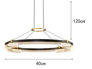 Serena - Modern Hanging Round LED Ceiling Chandelier