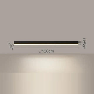 Hisor - Modern Black Thin Indoor Wall/Ceiling Thin Light