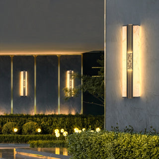Jaspar - Marble Style Outdoor LED Wall Light Bar
