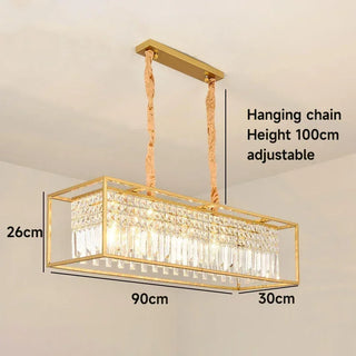 Camelia - Modern Crystal Caged Ceiling Chandelier