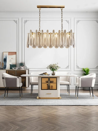 Floralis - Teardrop Luxury Multi Layer Tiered Glass Lustres Chandelier