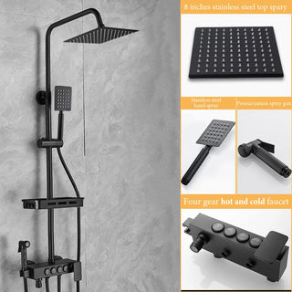 Furkan - Stainless Steel Bathroom Household Constant Temperature Shower Shower