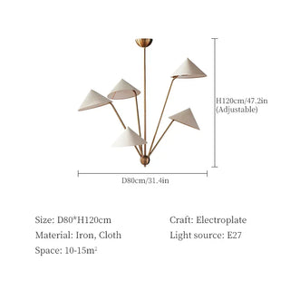 Kendrick - Wabi-Sabi Japanse Cloth Hanging Ceiling Light