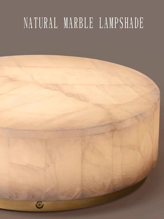 Mandera - Modern Flush Mount Marble Stone Ceiling Light