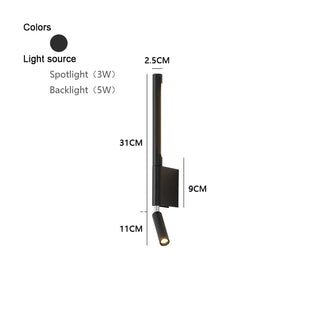 Alethia - Bedside 330 Degree Rotatable Wall Light