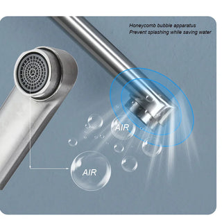 Nikole - Stainless Steel Wall Mounted Dual Hole Mixer Tap
