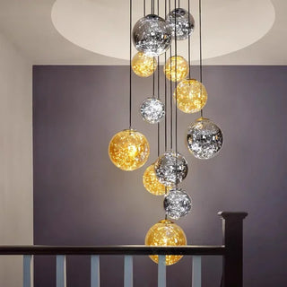 Glaxy - Glass Ball Hanging Pendant Chandelier