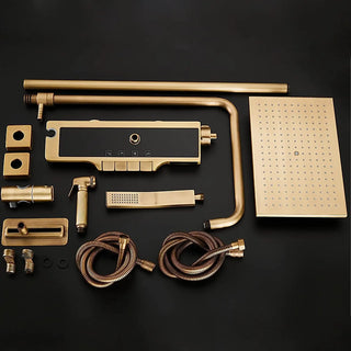 Bradley - Antique Thermostatic Digital Display Waterfall Shower Set