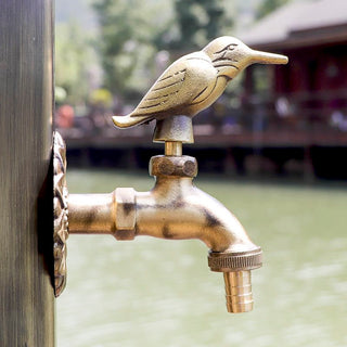 Elnora - Garden Faucet Antique Brass Animal Cold Water Fauce