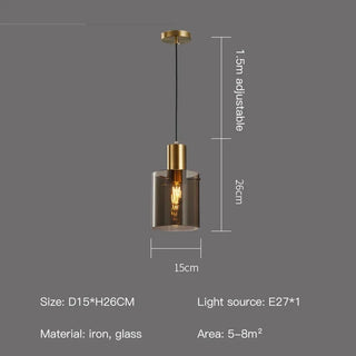 Julimar - Modern LED Glass Pendant Light