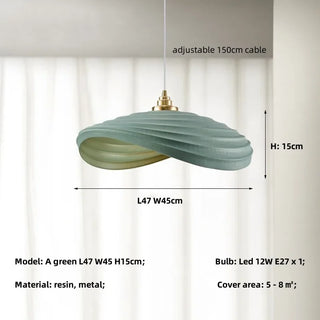 Lisbon - Minimalist Macron Droplight Hanging Patterned Shade Pendant Light