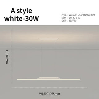 Emiliano - Modern Thin Curved Bar Ceiling Light Chandelier