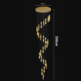 Elnur - Hanging Crystal Pendant Ceiling Chandelier