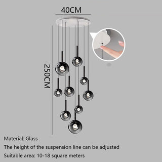 Huxloe - Ceiling Hanging Pendant Chandelier
