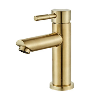 Penna - Gold Brass Hot/Cold Mixer Basin Tap