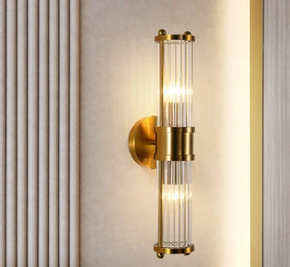 Malon - Modern Gold Luster Crystal Up/Down Wall Light