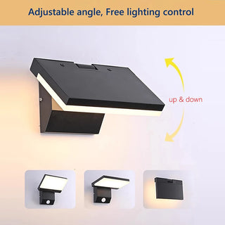 Jase - IP65 Waterproof Motion Sensor Auto On/Off Wall Light with Adjustable Angle