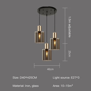Julimar - Modern LED Glass Pendant Light